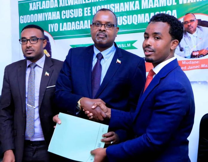 Somaliland:New Chairman of Good Governance and Anti-Corruption Commission takes office