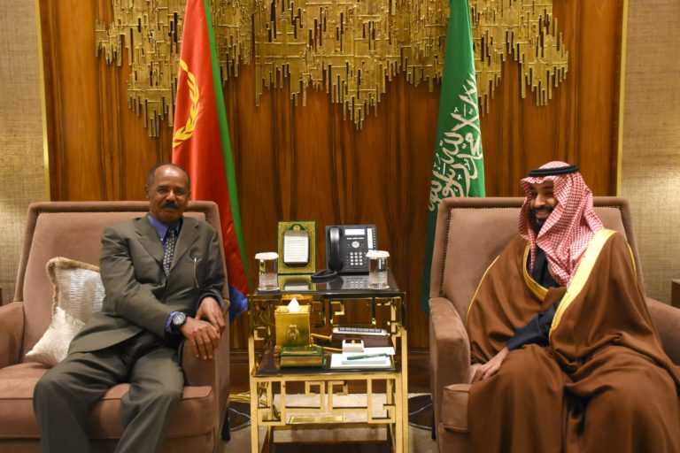 Saudi Arabia’s Crown Prince discusses Red Sea, Gulf of Aden security with Eritrean president