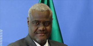 AU Commission chief in quarantine after staffer positive for coronavirus