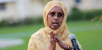 Somalia Minister for Health and Social Care Fowziya Abikar Nur