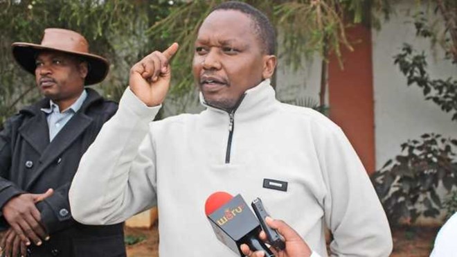 Nyambene Miraa Traders Association chair Kimathi Munjuri. He says traders will lose millions of shillings if the product intended for Somalia is not sold on time. PHOTO | FILE | NATION MEDIA GROUP