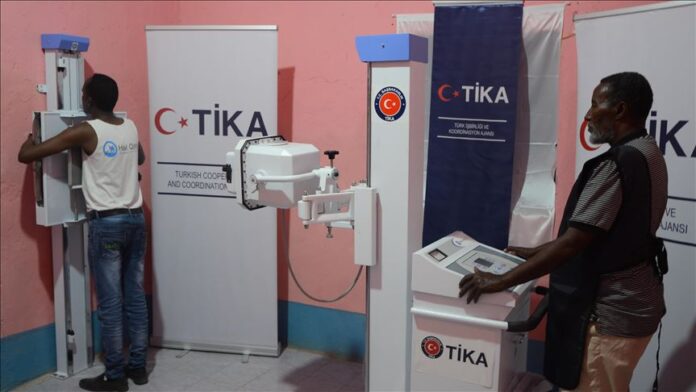 Turkey’s state-run aid agency on Wednesday announced that it donated an X-ray machine to the Galgaduud State Hospital located in central Somalia which serves more than 500,000 people.