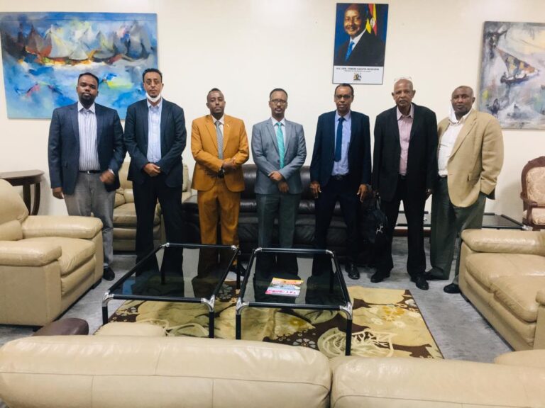 Somaliland delegation arrives in  Uganda