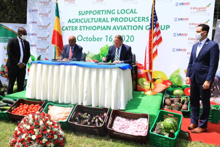 Ethiopian Airlines signs partnership agreement with USAID