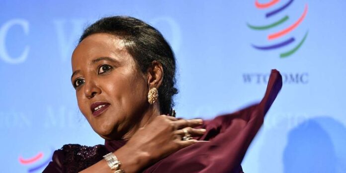 Ms Amina Mohamed, Kenya's candidate in the race to head the World Trade Organisation. File | Nation Media Group