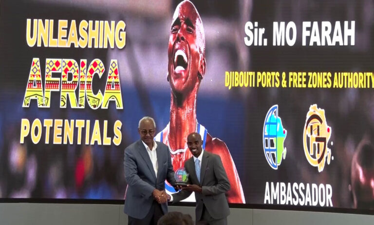 British long-distance runner Mo Farah Named Djibouti Ports Ambassador