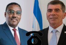 Ethiopia, Israel Foreign Ministers Exchange Phone Calls