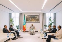 Ethiopia Prime Minister Abiy Ahmed Meets African Union Envoys