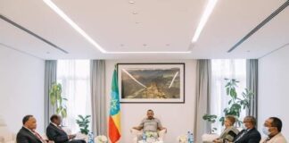 Ethiopia Prime Minister Abiy Ahmed Meets African Union Envoys