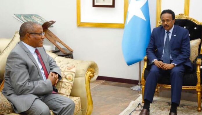 Ethiopia PM Security Advisor Briefs President Of Somalia On Operation In Tigray