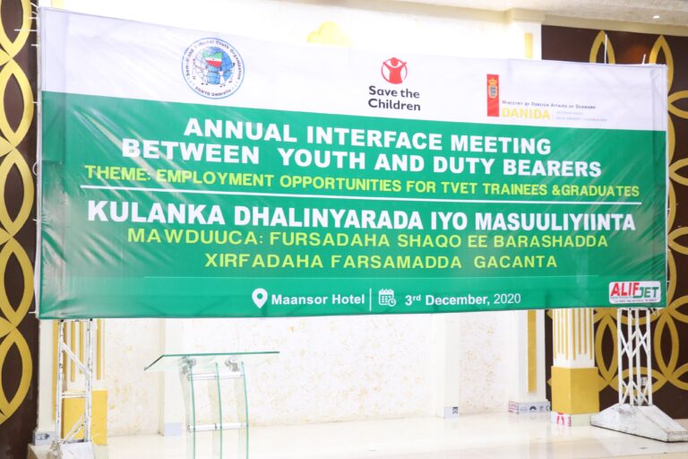 Somaliland : Sonyo Hosts Annual Interface Meeting Between Youth and Duty Bearers