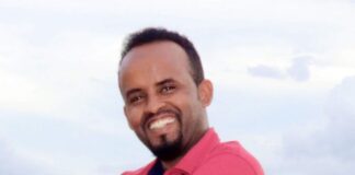 Freelance journalist, Kilwe Adan Farah detained on 27 December, 2020 is charged with 'attempted murder" by Puntland's military court on 11 January, 2021. | Photo/SJS/Courtesy.