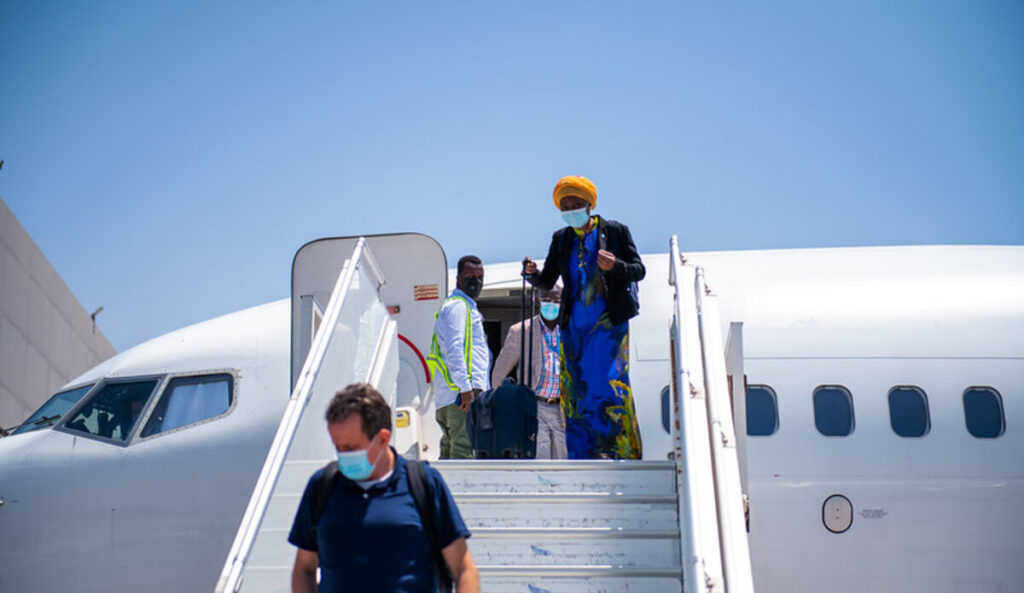 The new Deputy Special Representative of the United Nations Secretary-General (DSRSG), Ms. Anita Kiki Gbeho, arrived in Mogadishu