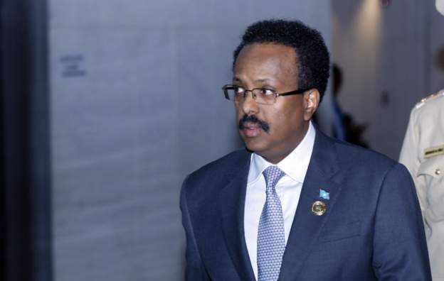 AFPCopyright: AFP President Farmajo has signed a law extending his term and that of the parliament