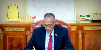 Somaliland president Muse bihi Abdi