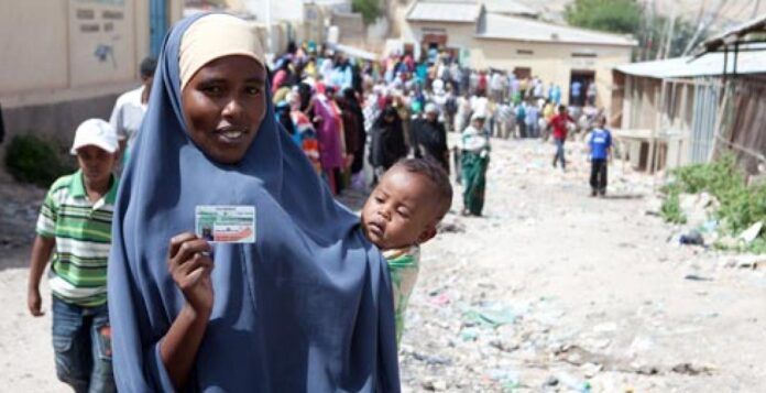 Somaliland woman que to vote