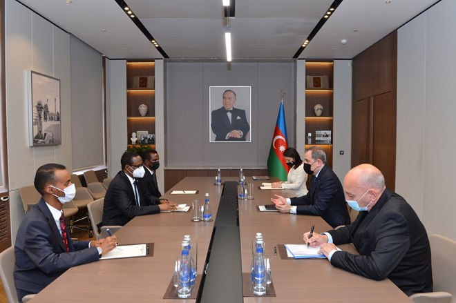 Azerbaijani FM informs ambassador of Somalia about Armenian's atrocities