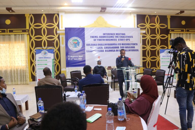 SONYO Holds Interface Meeting on challenges of business start-ups