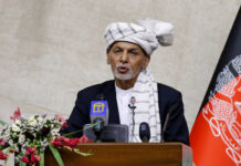 The president's office told Reuters news agency it "cannot say anything about Ashraf Ghani's movement for security reasons" [Reuters]