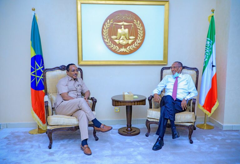 Somaliland President receives visiting Ethiopian State Minister