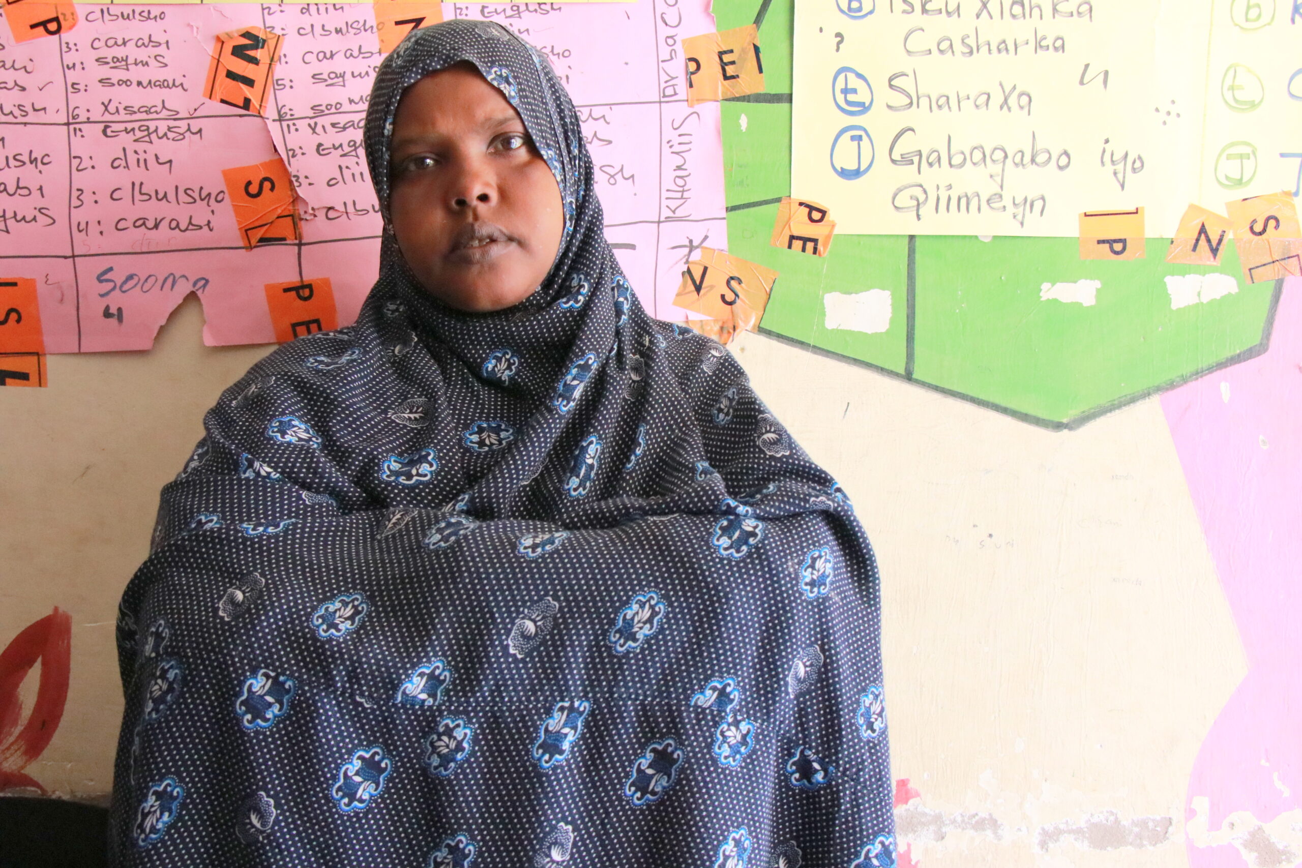 Ayan Mohamed Ismail, a mother of 6 students in Hargeisa, said the pandemic affected her children/ photo by Horndiplomat
