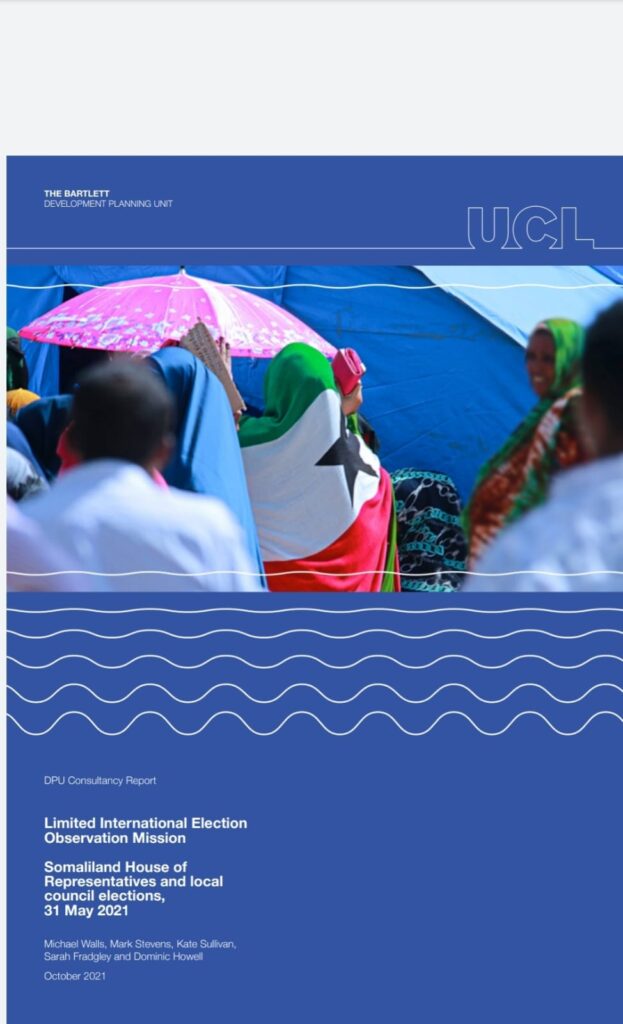 Independent international team observing Somaliland’s May 31 2021 parliamentary and local council elections launches final report