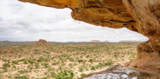 View from the Laas Geel massif, famous for its rock paintings, on the rural outskirts of Hargeisa, Somalia. mbrand85 / Getty Images