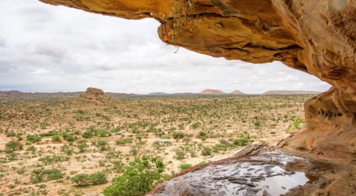 View from the Laas Geel massif, famous for its rock paintings, on the rural outskirts of Hargeisa, Somalia. mbrand85 / Getty Images