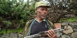A member of the Amhara militia in the city of Dessie [File: Eduardo Soteras/AFP via Getty Images]