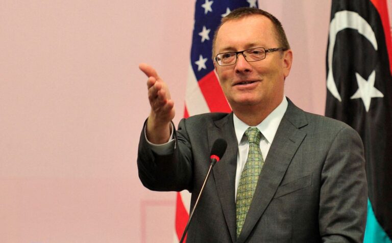 U.S. Assistant Secretary for Near Eastern Affairs, Jeffrey Feltman, attends a news conference in Benghazi August 20, 2011. REUTERS/Esam Al-Fetori/File Photo