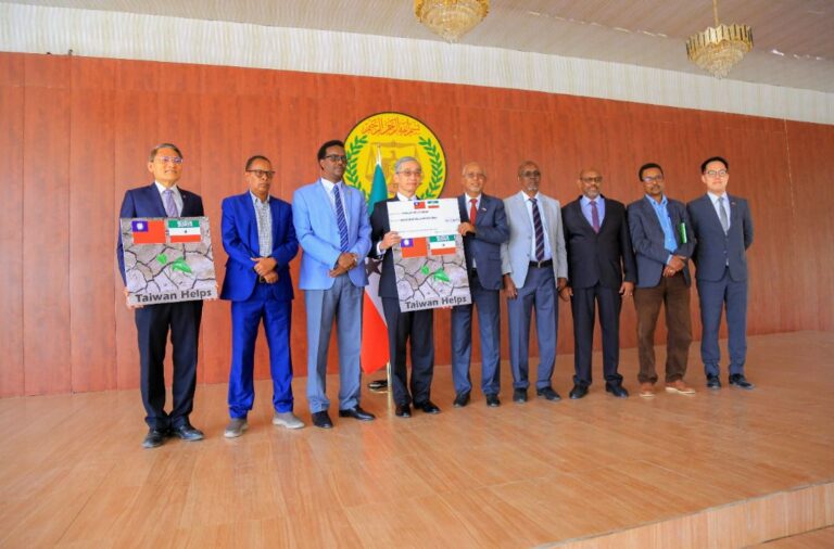 Taiwan provides $500,000 Dollars to Somaliland to relieve the drought