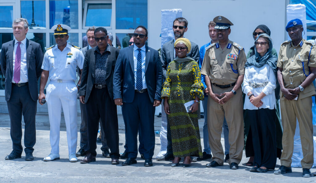 Somalia’s maritime capabilities received a major boost today with the inauguration of a new, state-of-the-art facility for the Somali Police Force (SPF) in the capital