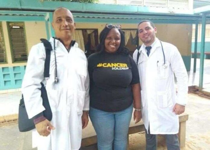 Cuban doctors Assel Herrera (left) and Landy Rodríguez (right), kidnapped on April 12, 2019 in Kenya, presumably by militants of the extremist group Al-Shabaab. Photo: Escambray/Archive