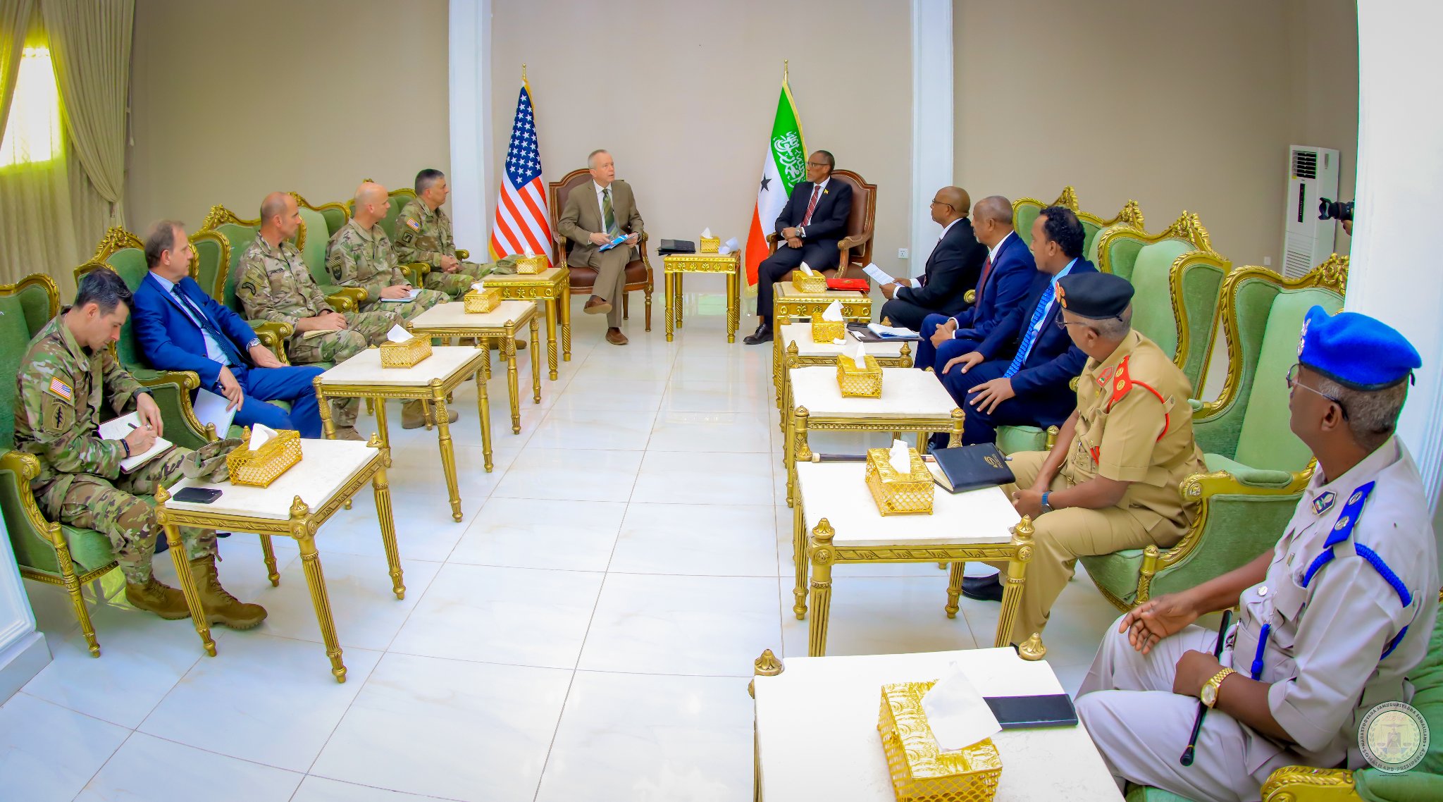 Somaliland President receives Commander of the U.S. Africa Command