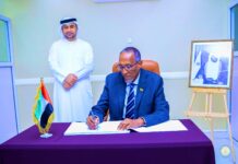 Somaliland President Muse Bihi Abdi signs late UAE leader Khalifa’s condolence book