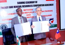 Taiwan signs the Energy and Mineral Resources Cooperation Agreement with Somaliland