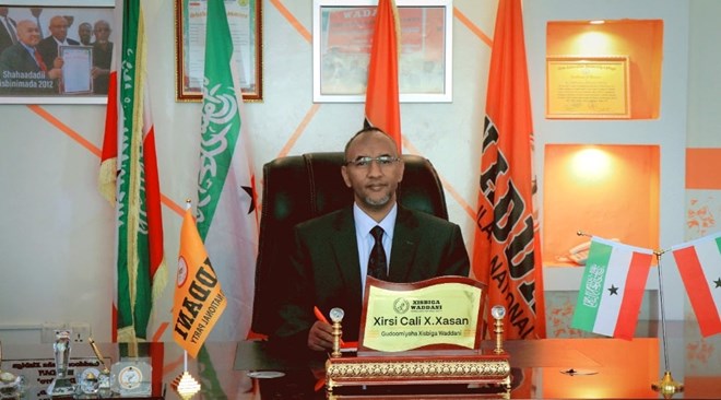 Hersi Ali H. Hasan, the Chairman of the Waddani Party