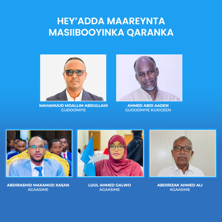 Somalia President appoints Board of Directors of Disaster Management Agency