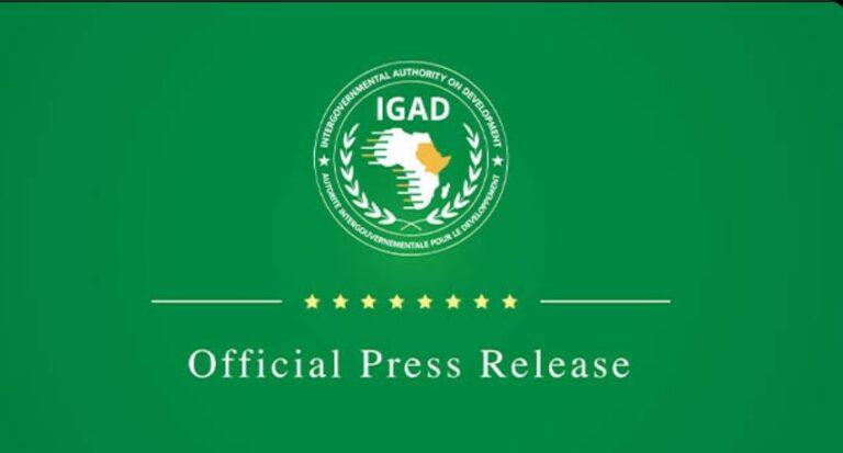 IGAD STATEMENT