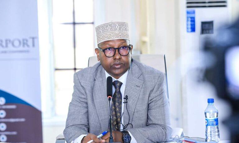 Minister for Interior, Federal Affairs and Reconciliation of the Federal Government of Somalia Ahmed Moalim Fiqi
