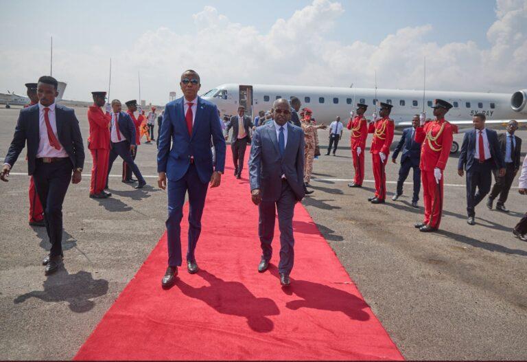 Somalia PM Hamza Abdi Barre Arrives Djibouti