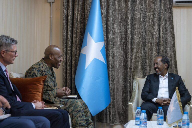 U.S. Marine Corps Gen. Michael Langley, commander, U.S. Africa Command, visited Mogadishu and Kismayo, Somalia June 13-14.