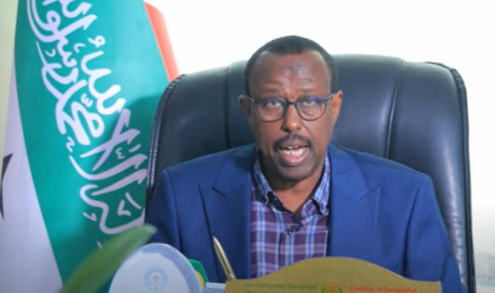Somaliland Minister of Agricultural Development Abdiqadir Iman Warsame