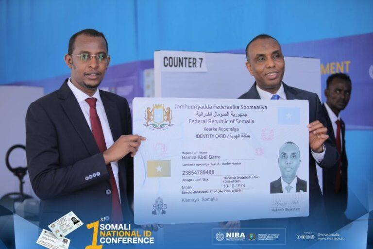 Somalia PM inaugurates the first Somali National ID Conference