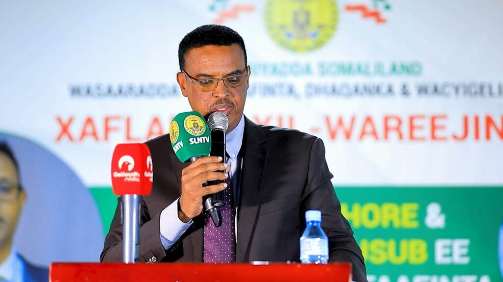 Somaliland Minister of Information, Culture and National Guidance Ali Mohamed Hassan (Ali Marehaan)