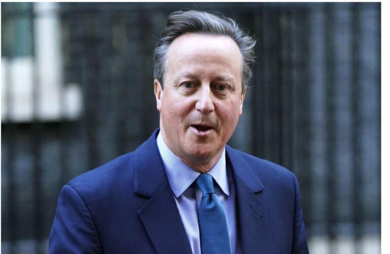 Foreign Secretary David Cameron received a warm welcome from MPs at the 1922 committee (James Manning/PA) (PA Wire)