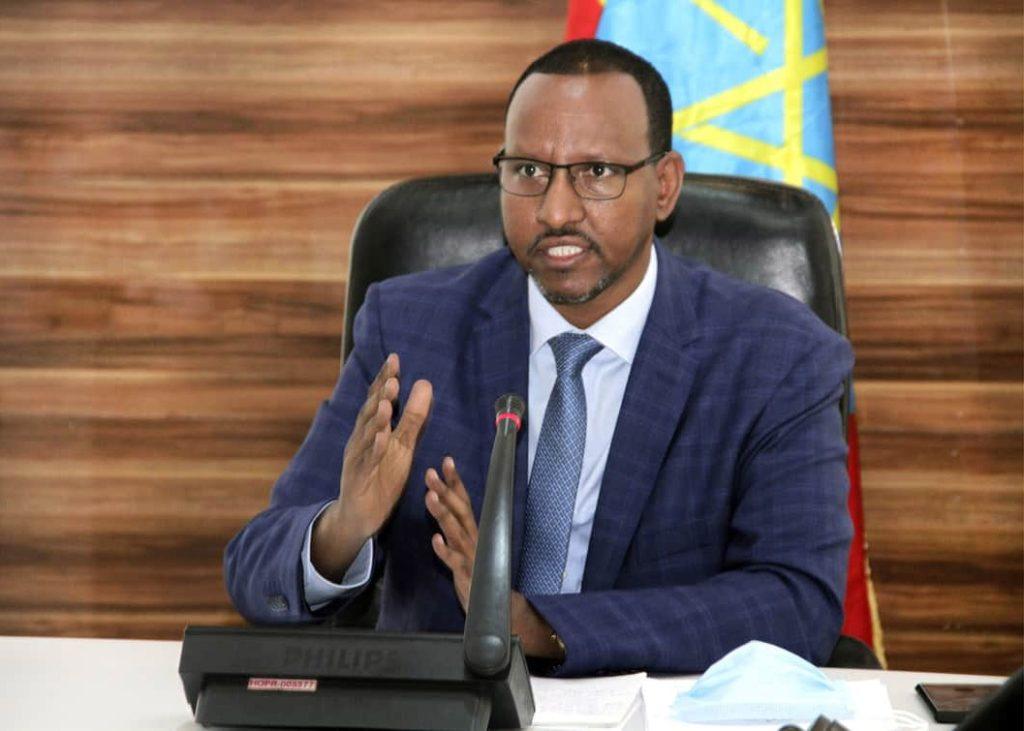 The former Speaker of the House of Federation (HoF), Adem Farah