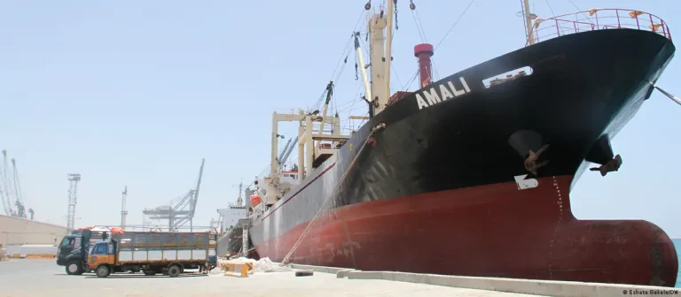 The port of Berbera, which is managed by DP World, which belongs to the United Arab Emirates, has reached the point where it can handle huge ships due to its extensive expansion over the past years.Image Eshete Bekele/DW