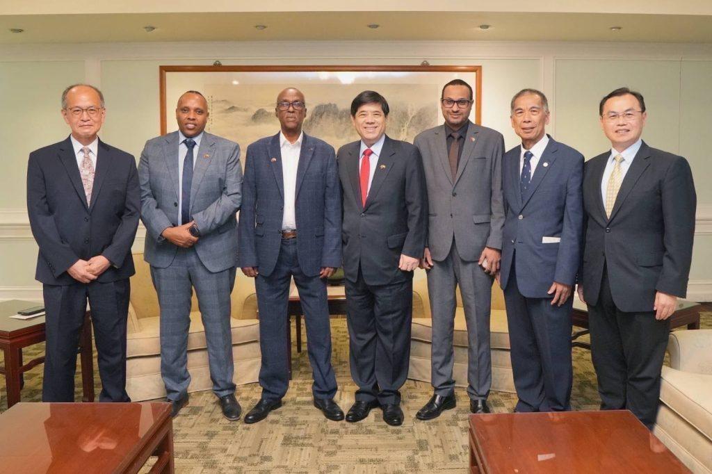 Somaliland delegation in Taiwan for energy talks. (MOFA photo)