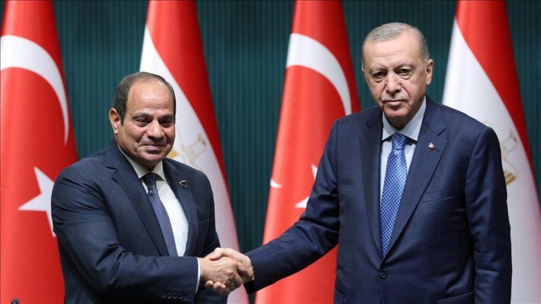 Turkish President Recep Tayyip Erdogan and Egyptian President Abdel Fattah al-Sisi